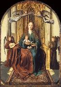 Quentin Massys The Virgin and Child Enthroned,with four Angels oil painting on canvas